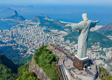 Principais destinos no Brasil